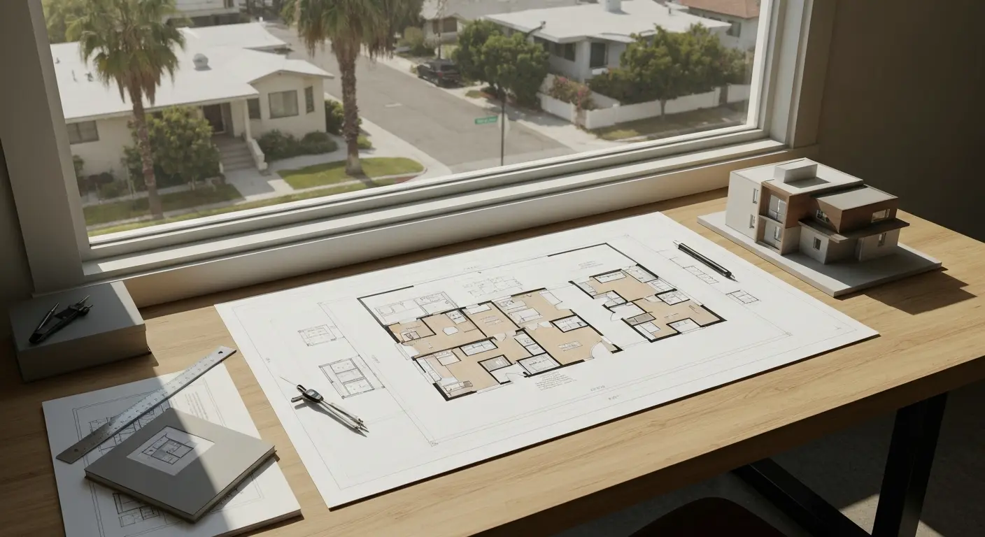 ADU architectural design and plans