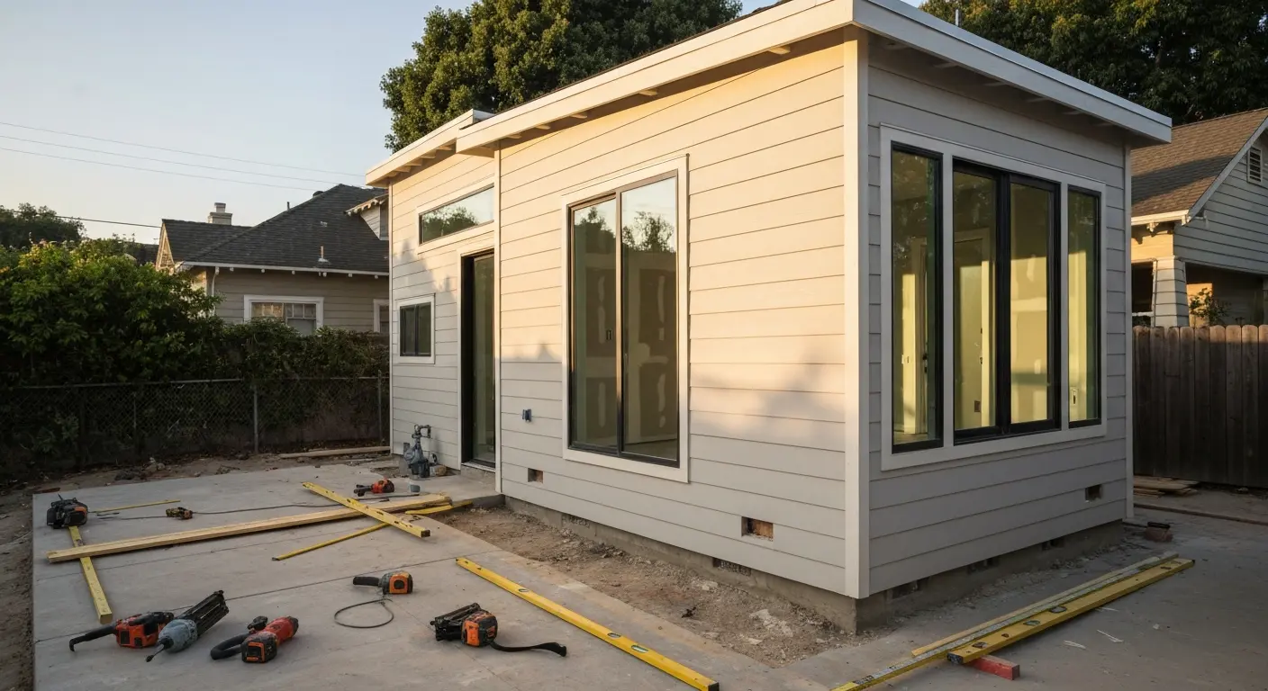 ADU construction project