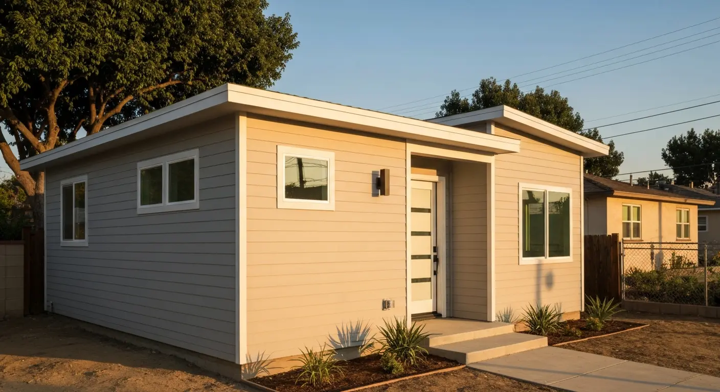 ADU construction project