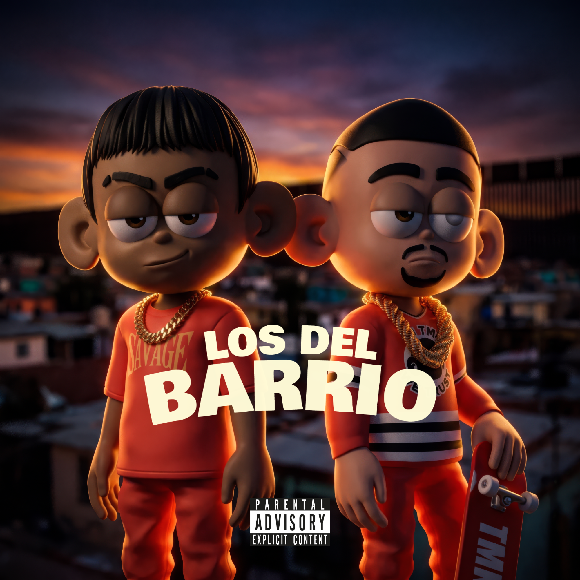 Somos Los del Barrio — portada del sencillo