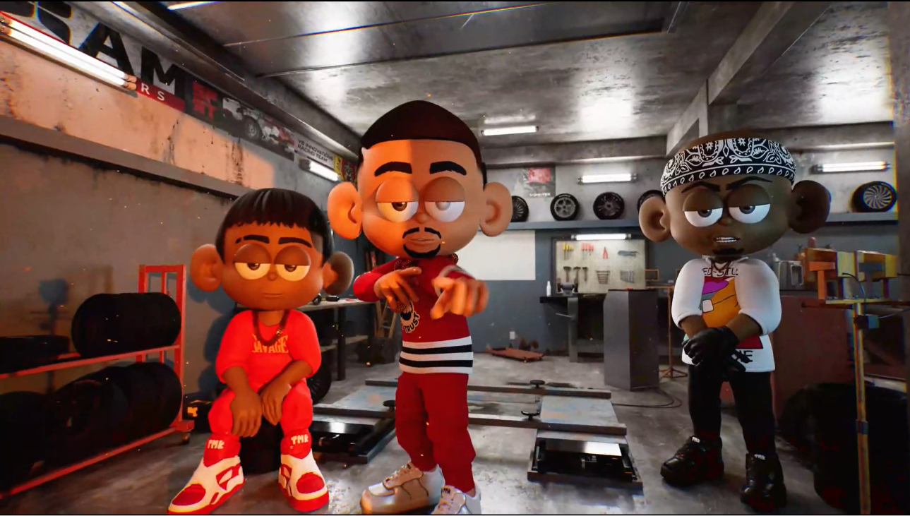 Somos Los del Barrio — imagen del video animado