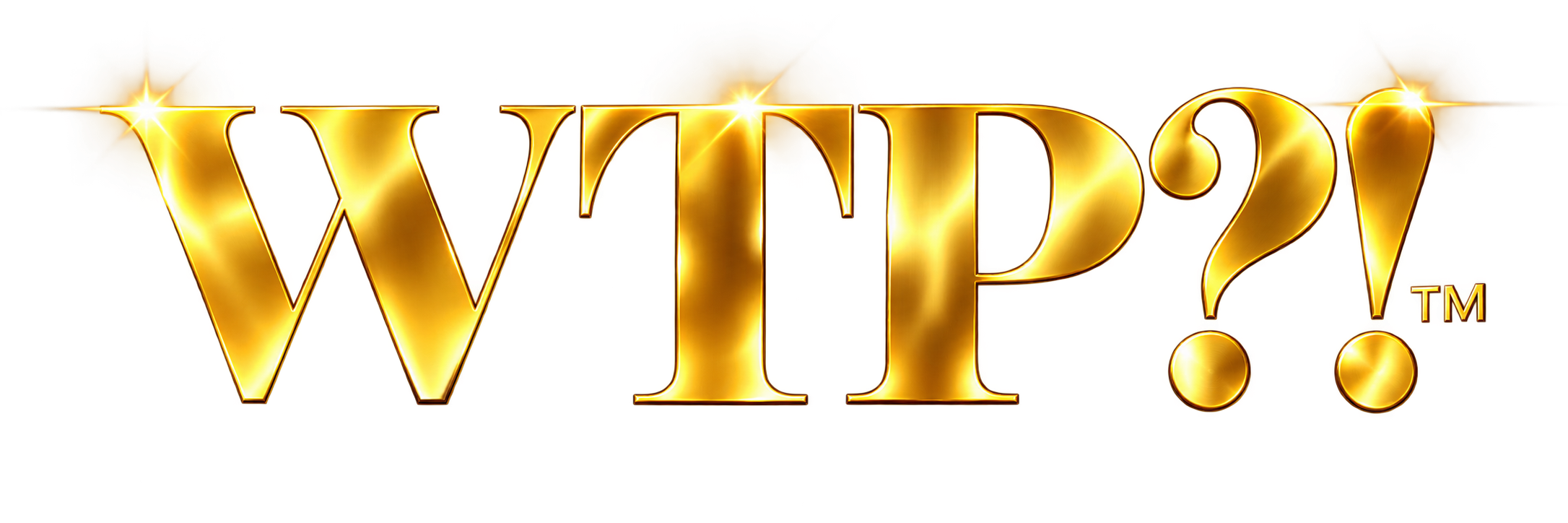 WTP?! official gold logo