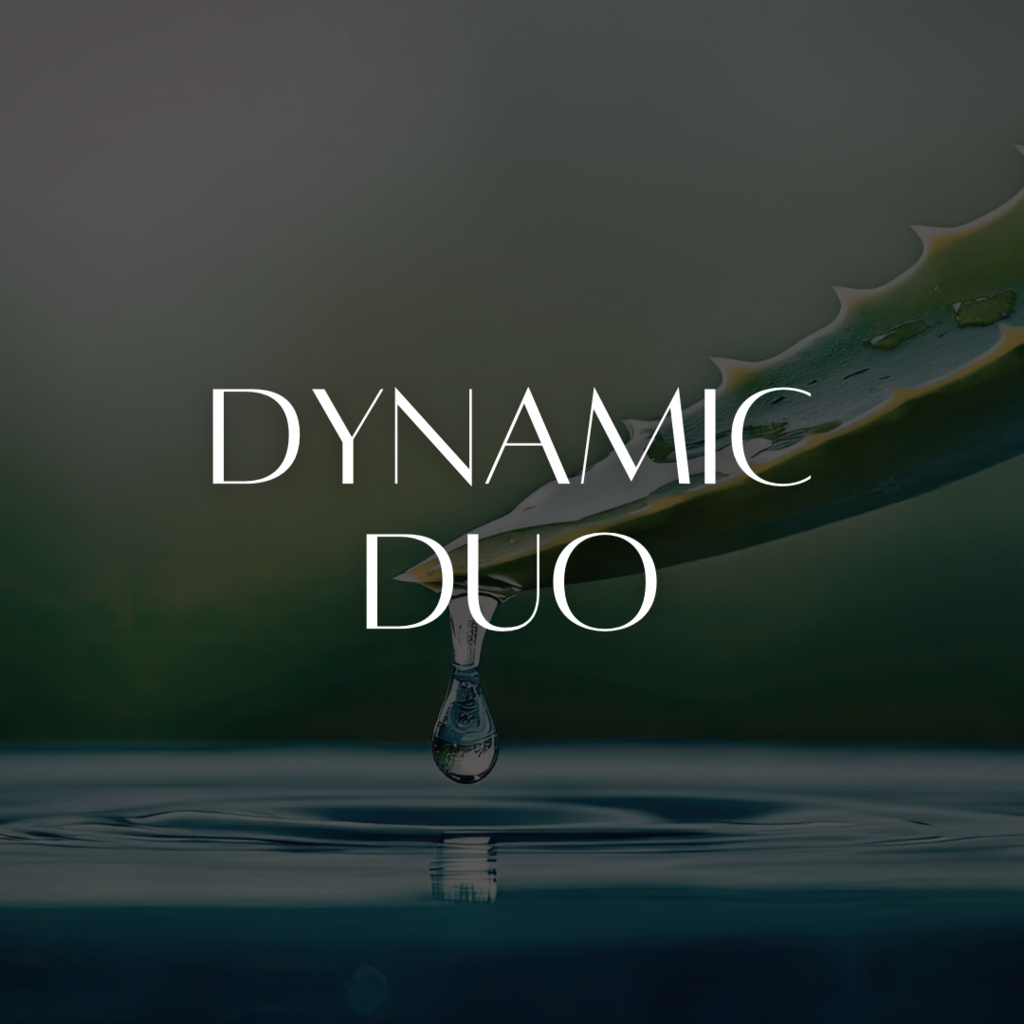 Dynamic Duo Aloe and Water Drop Cover Artwork