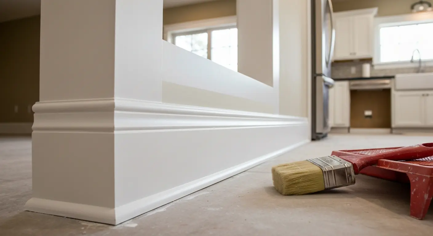 Trim and baseboard painting