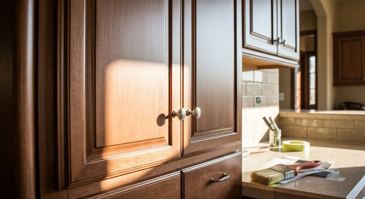 Kitchen cabinet painting
