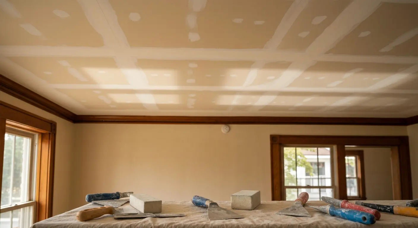 Ceiling crack repair service