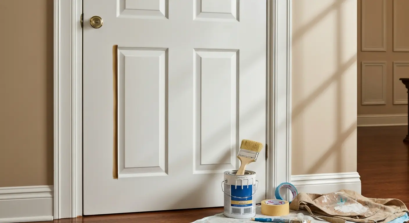 Door painting service