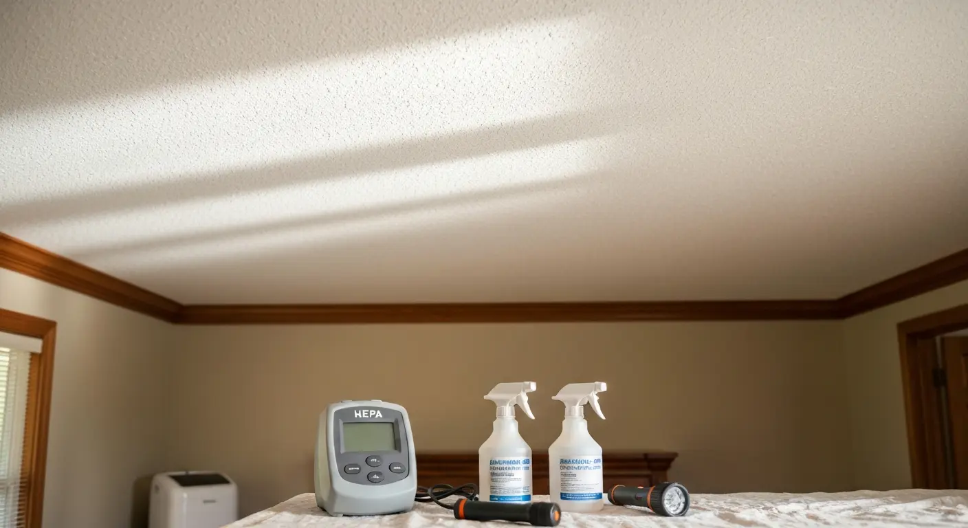 Mold and mildew ceiling treatment