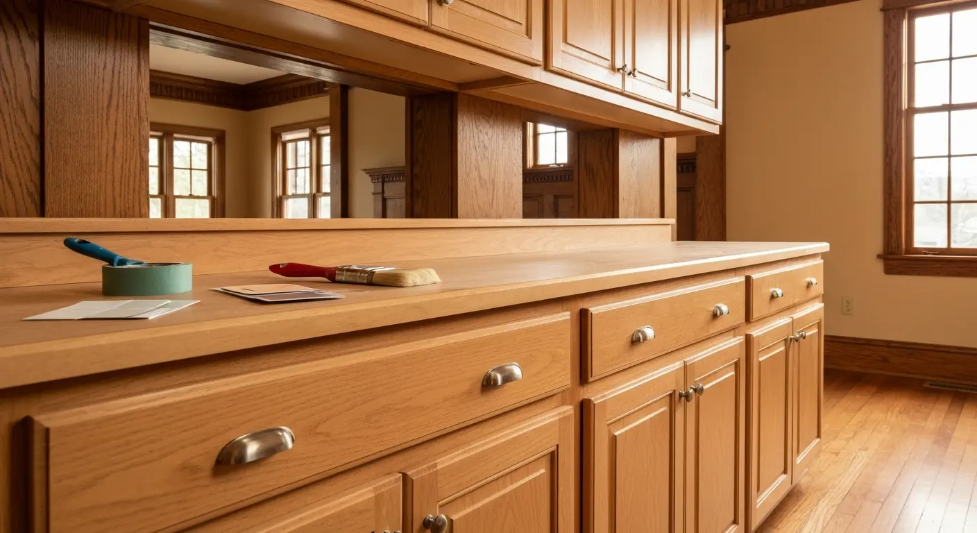 Kitchen cabinet painting