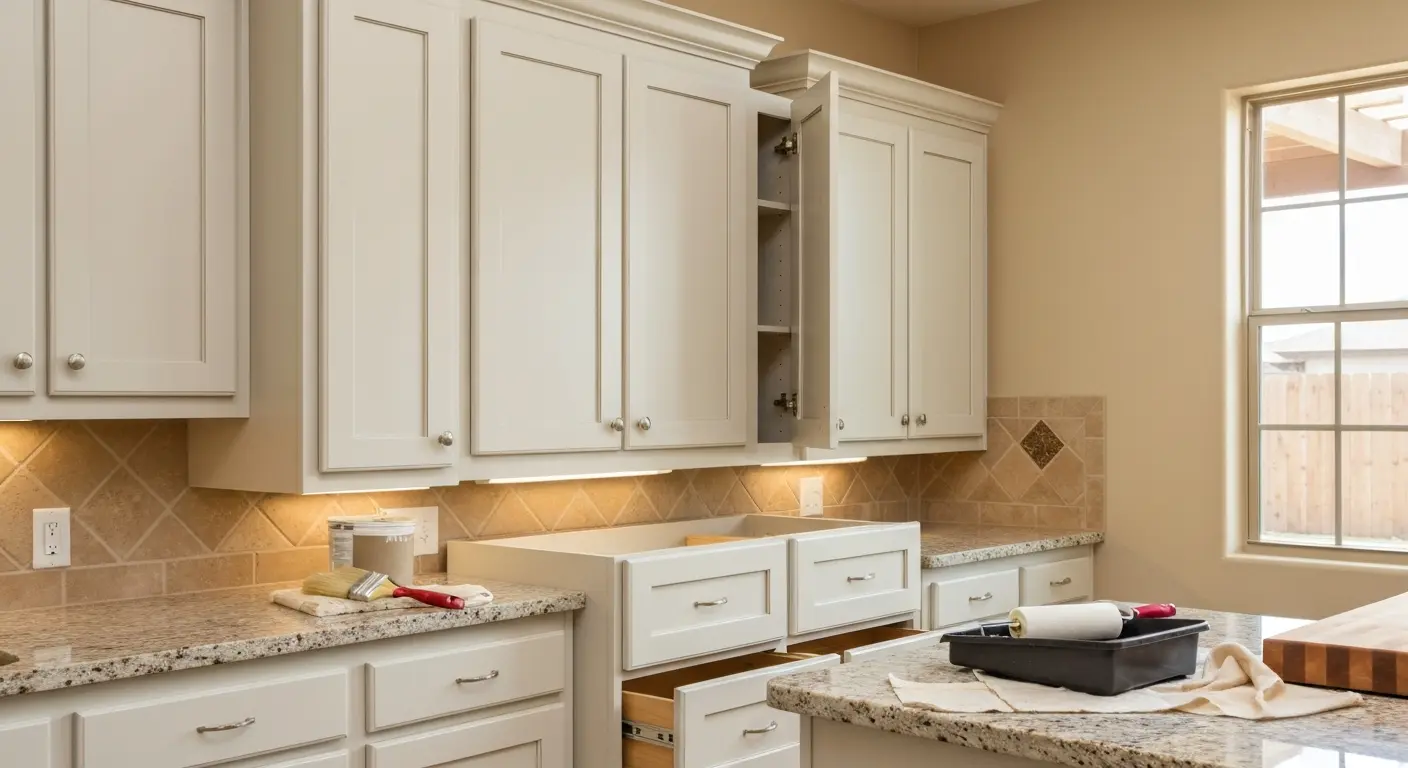 Kitchen cabinet painting