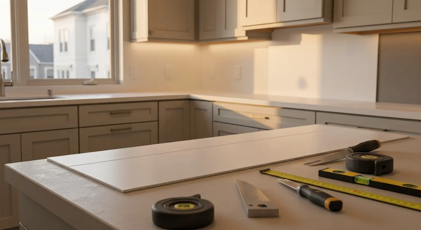 PVC composite panel installation