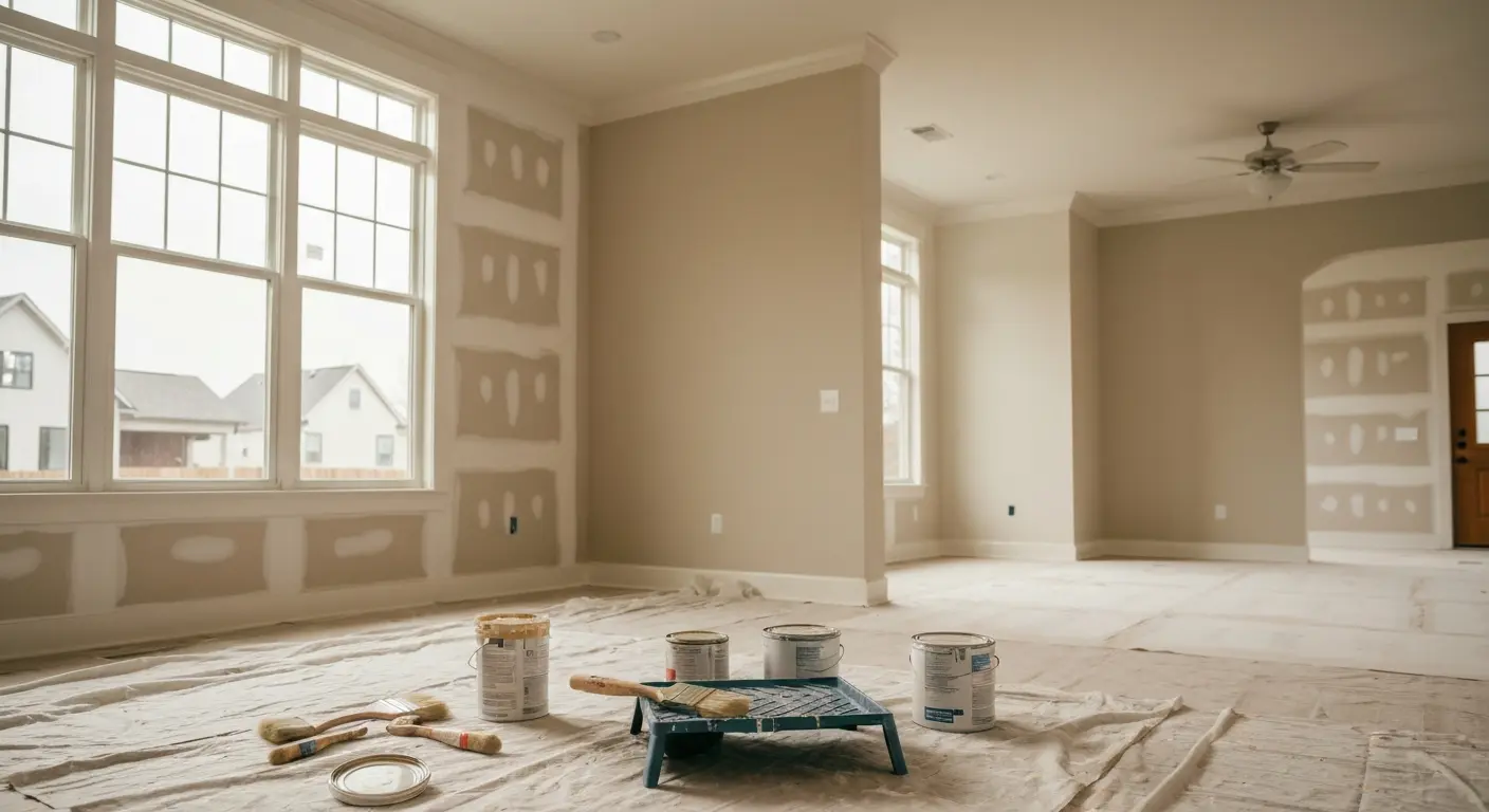 Interior wall painting service in Apex