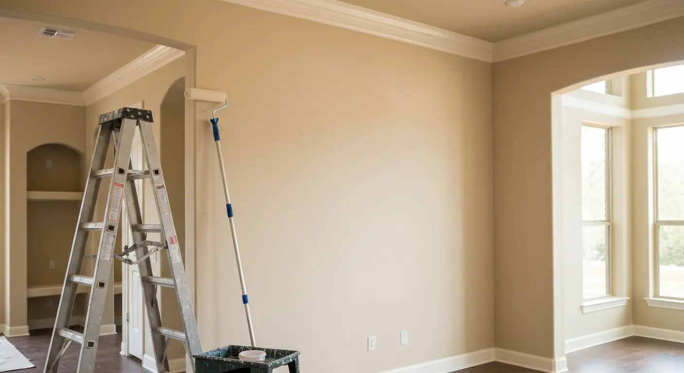 Interior wall painting