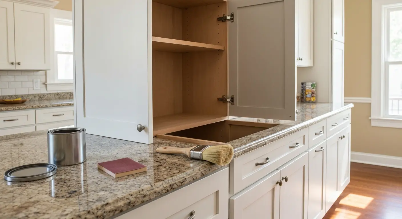 Kitchen cabinet painting