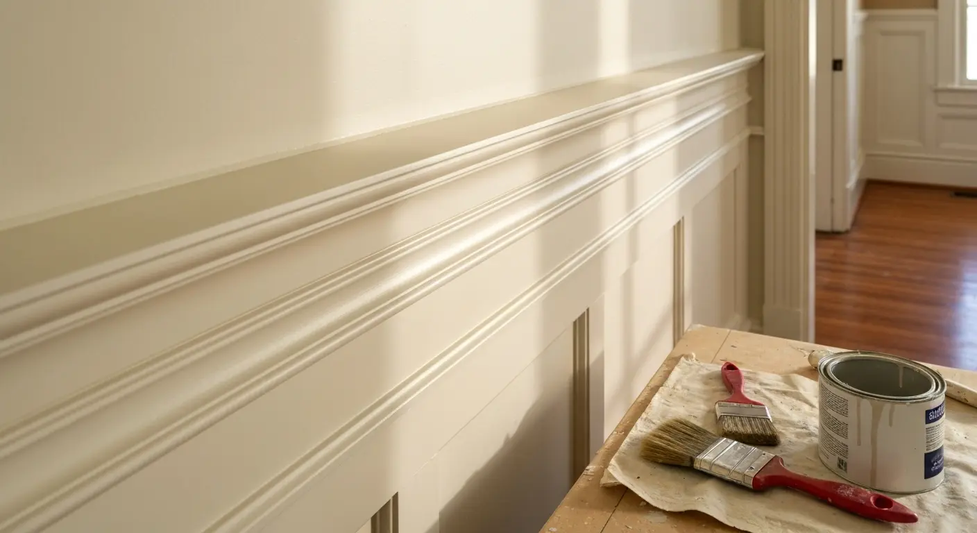 Trim and baseboard painting