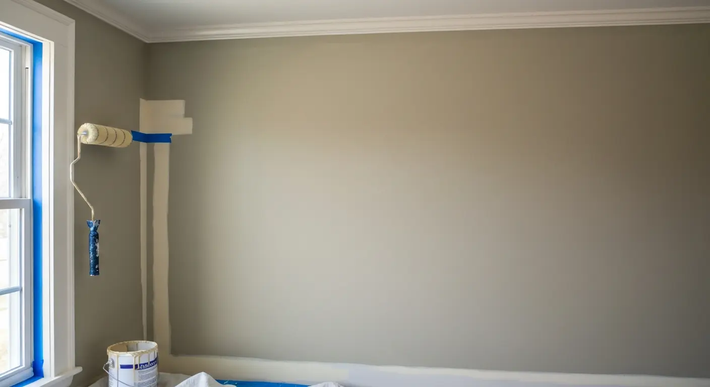 Interior wall painting