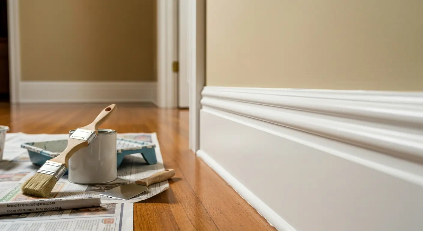 Trim and baseboard painting