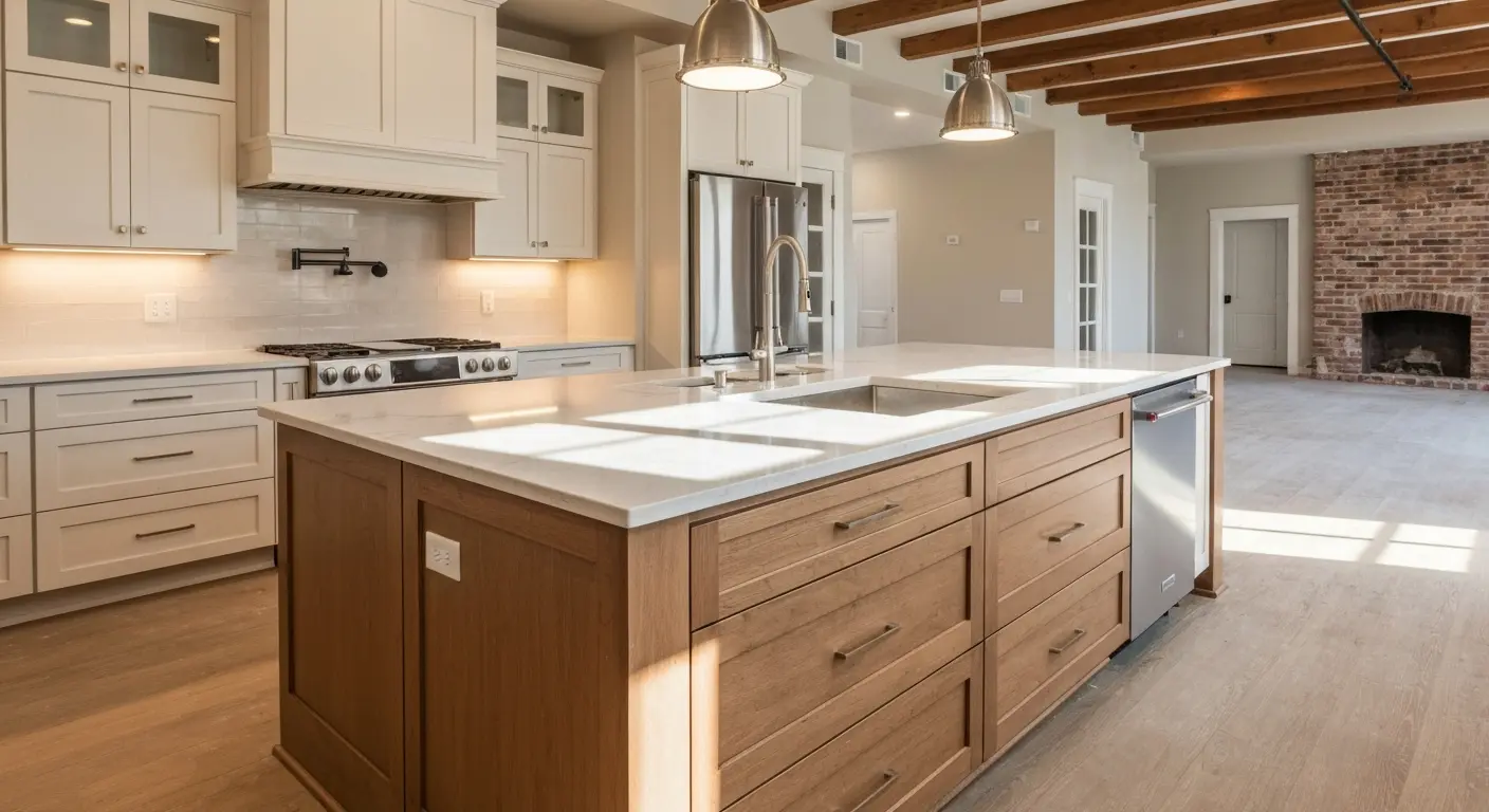 Kitchen island design and build