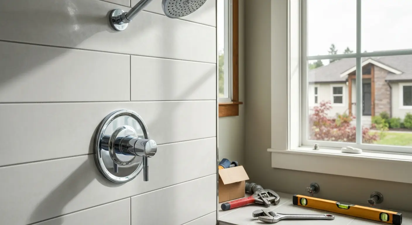 Shower fixtures and valves