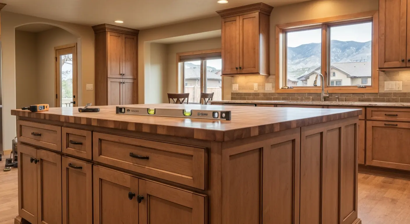 Kitchen island design and installation