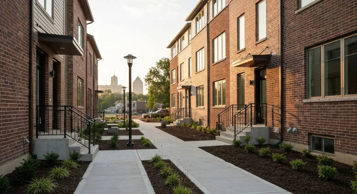 Multi-unit townhome development