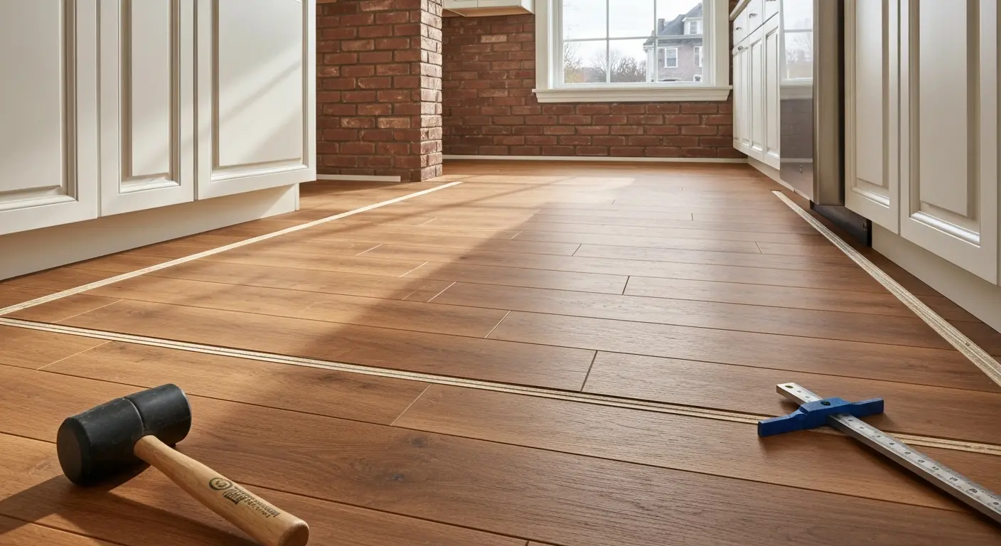 Laminate flooring kitchen