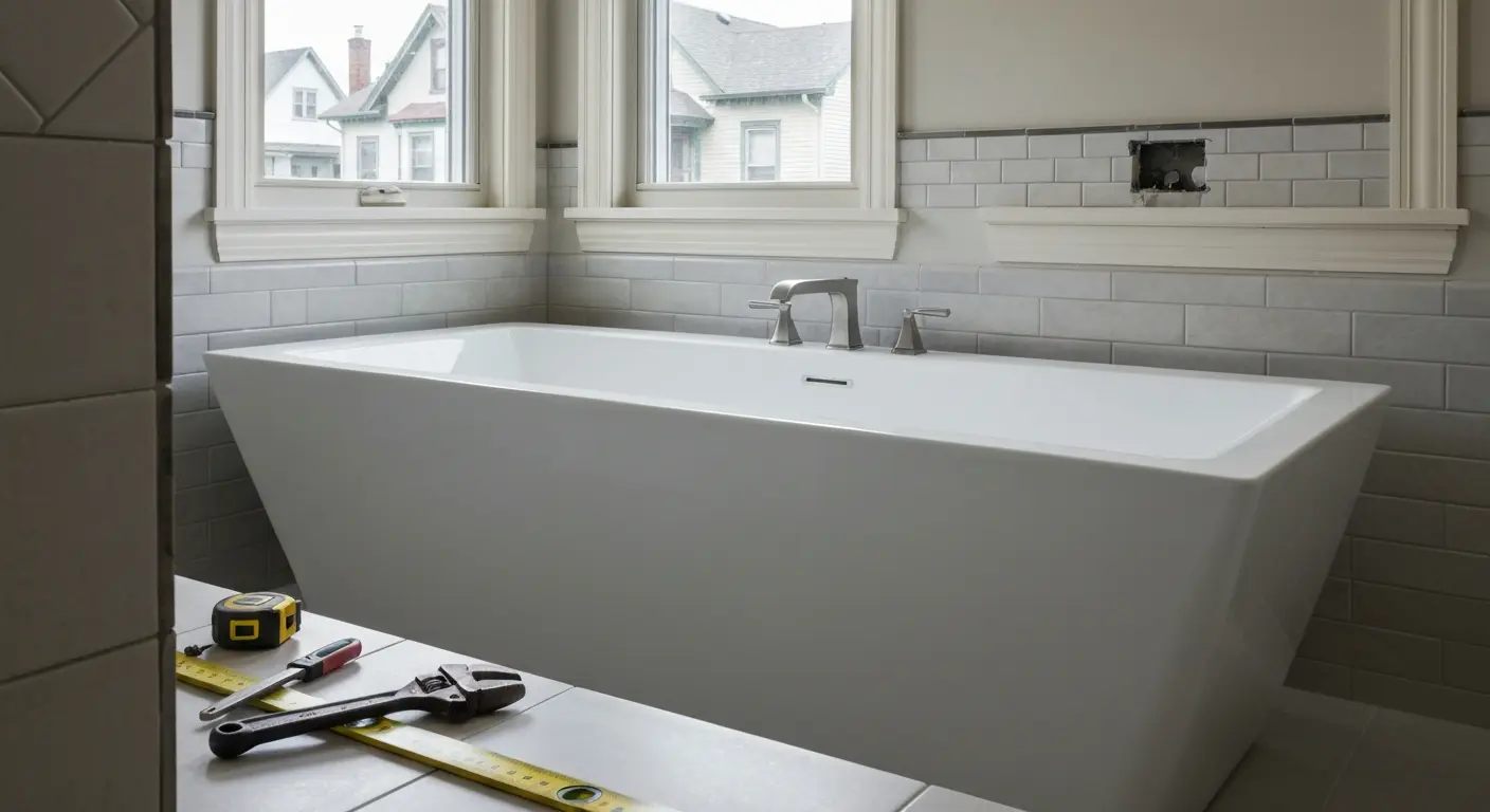 Tub installation