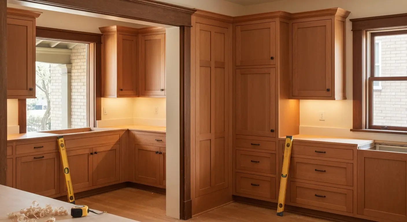 Custom kitchen cabinetry