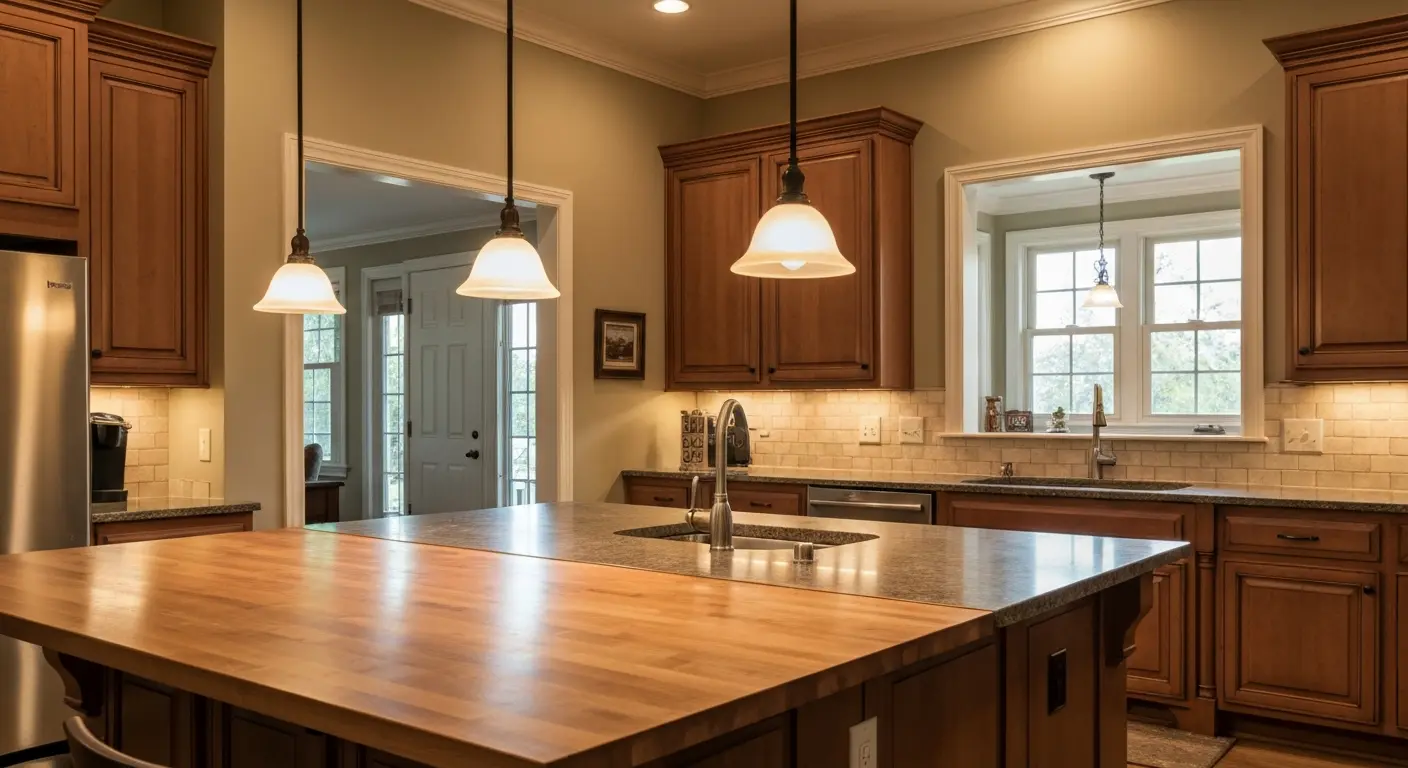 Kitchen lighting design
