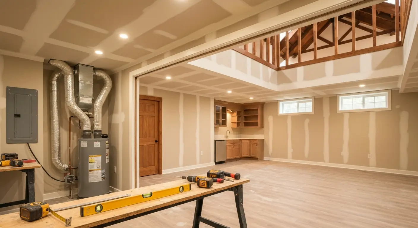 Basement finishing project