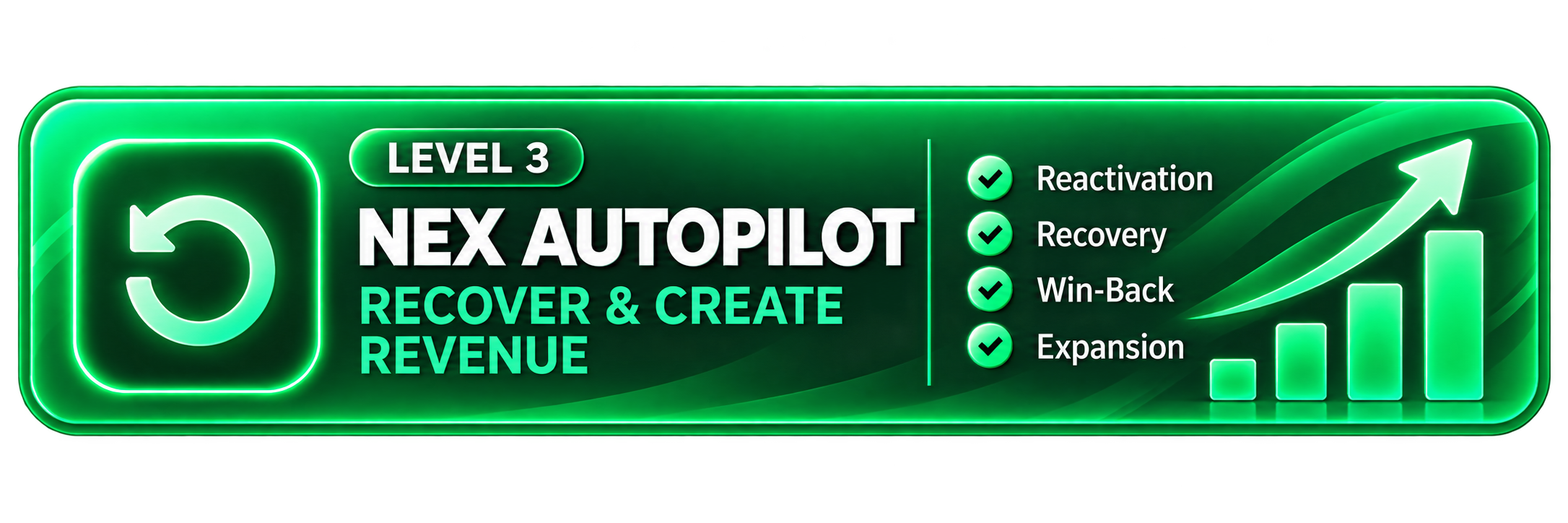 Nex Autopilot — Level 3, recover and create additional revenue