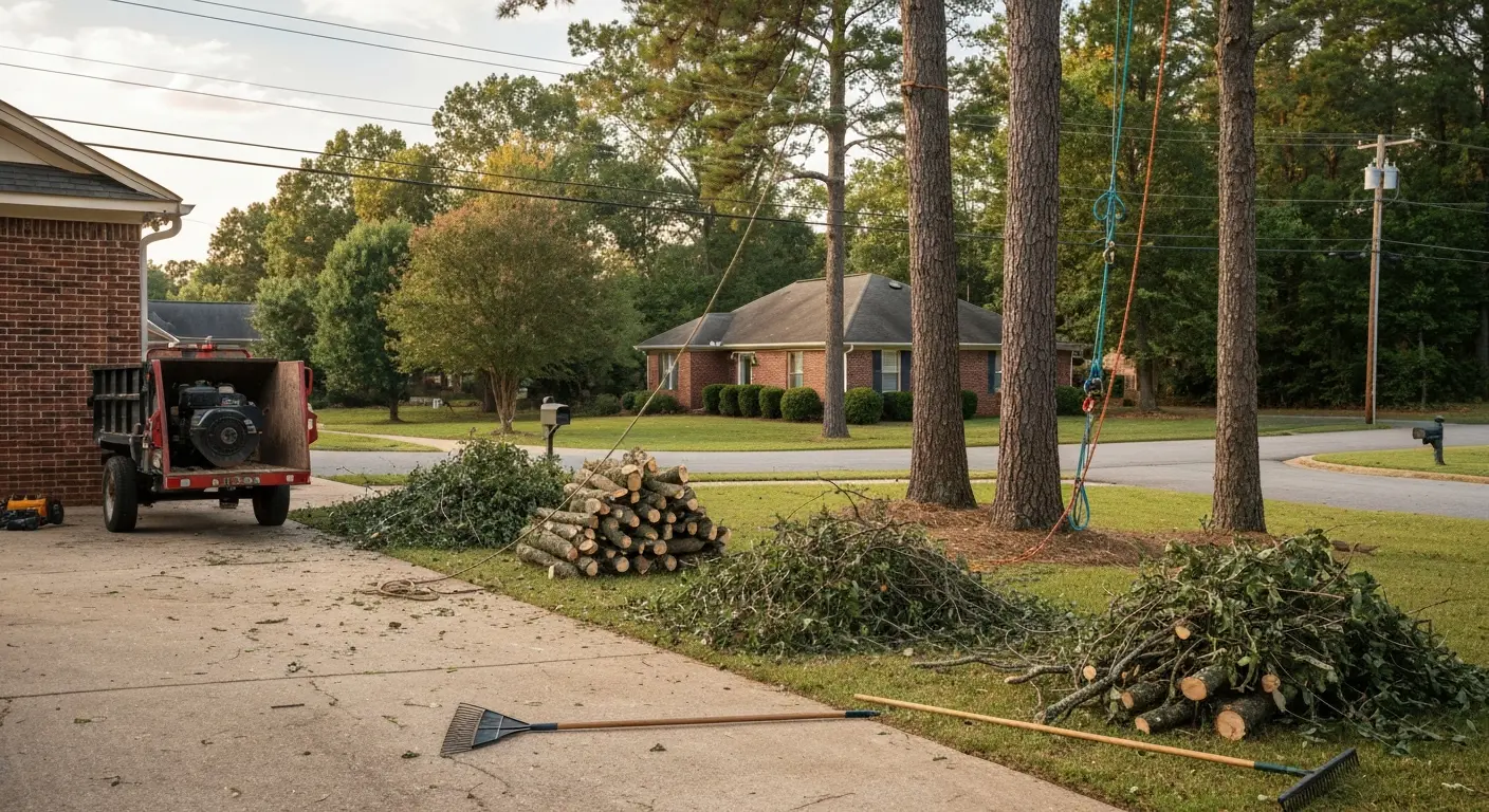 Storm limb cleanup