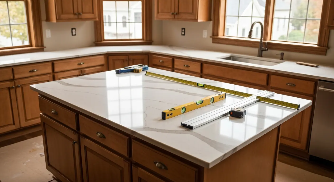 Island countertop installation Stroudsburg