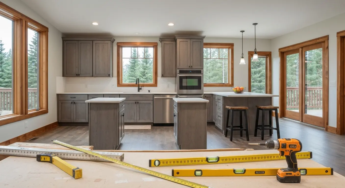 Whole house renovation before and after