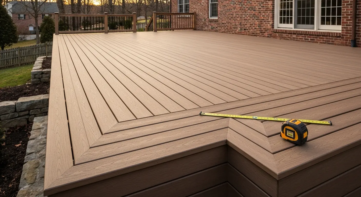 Composite deck installation