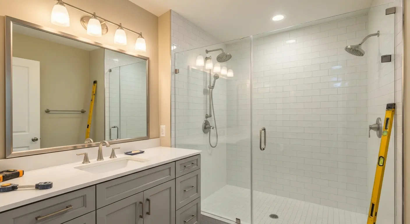 Interior remodeling bathroom