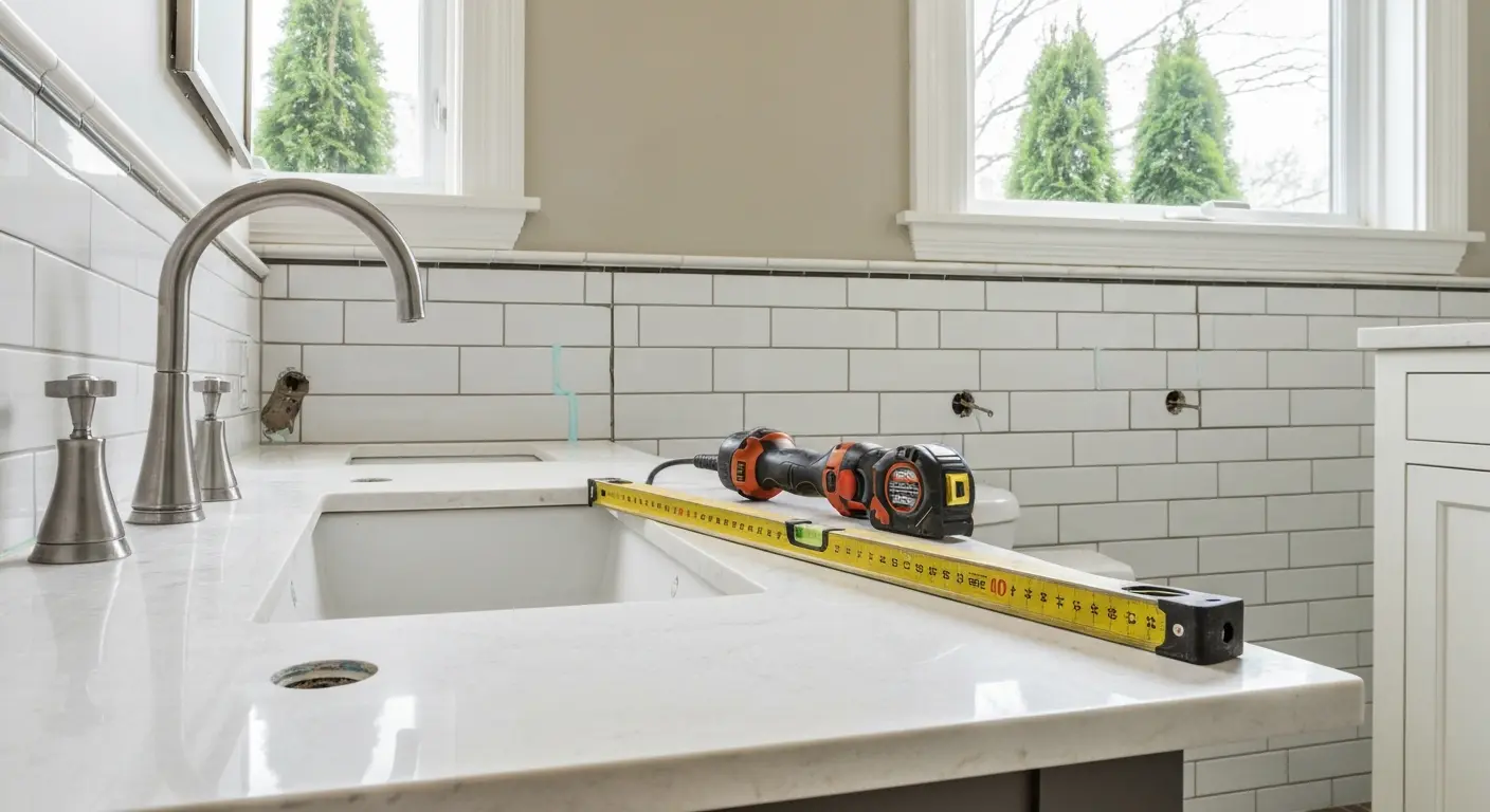 Bathroom renovation project