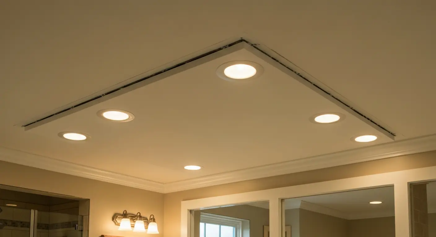Recessed ceiling fixtures