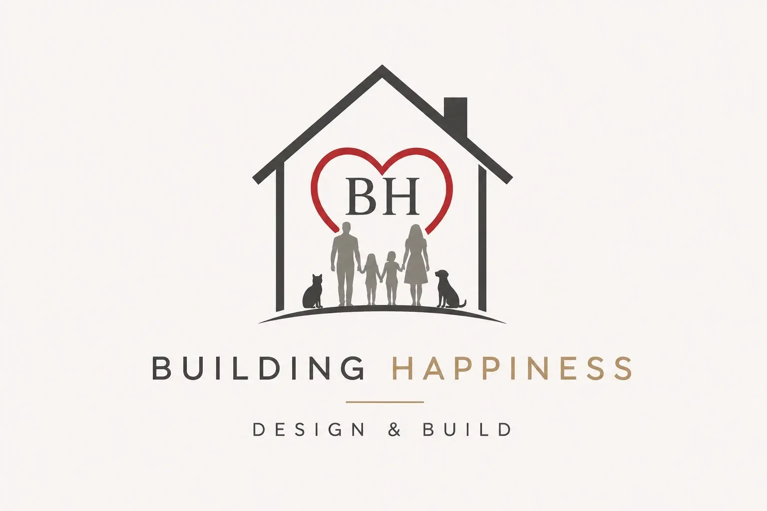 BH Building Happiness Design & Build logo