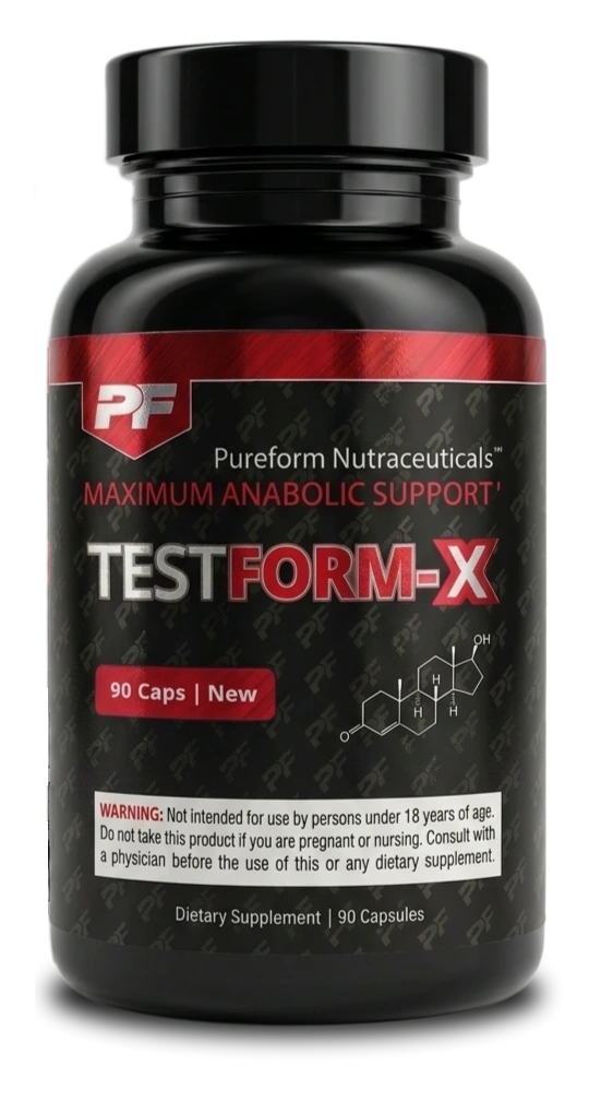 PureForm Nutraceuticals TestForm-X Black