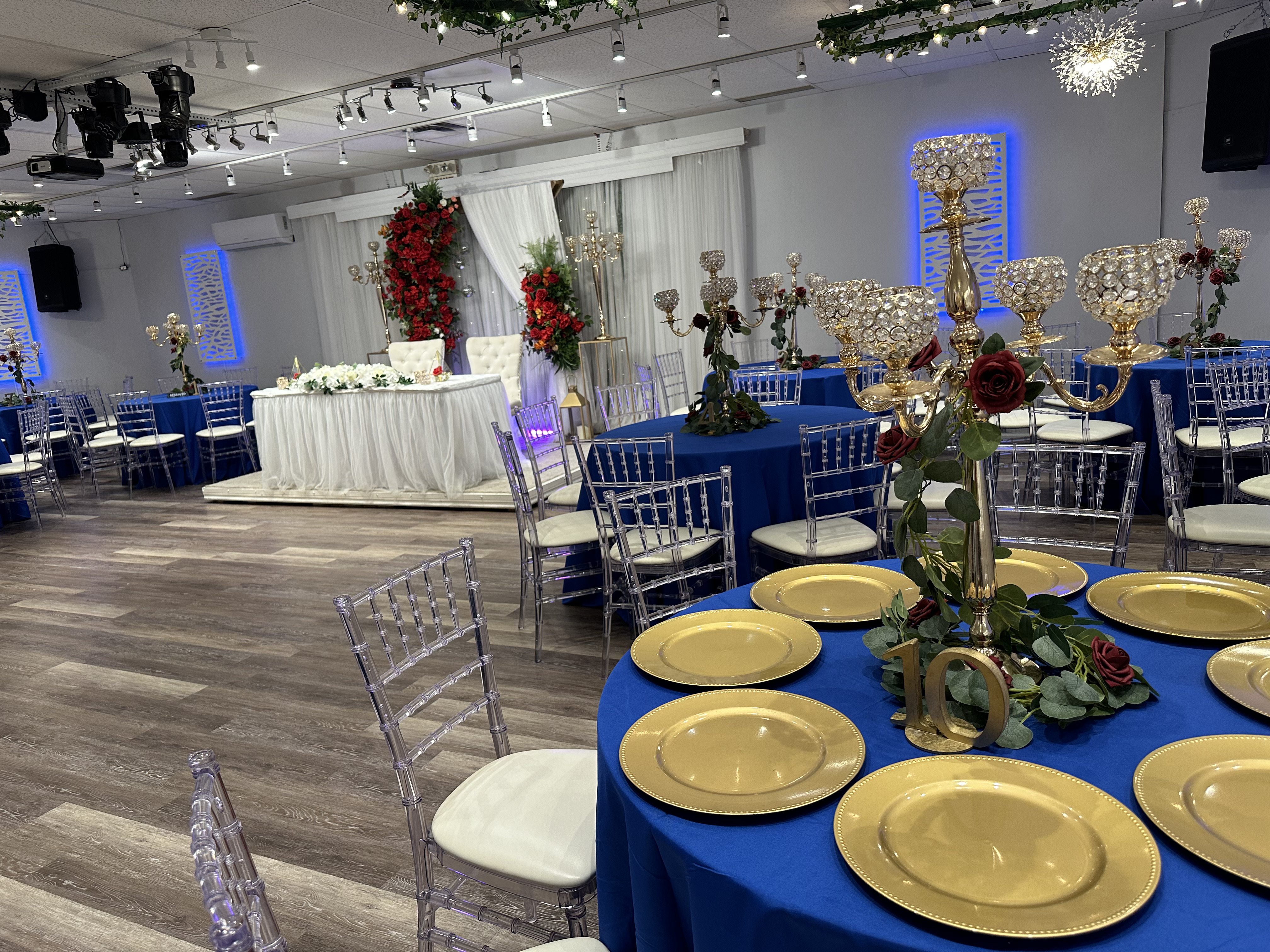 Celebration Hall catering display