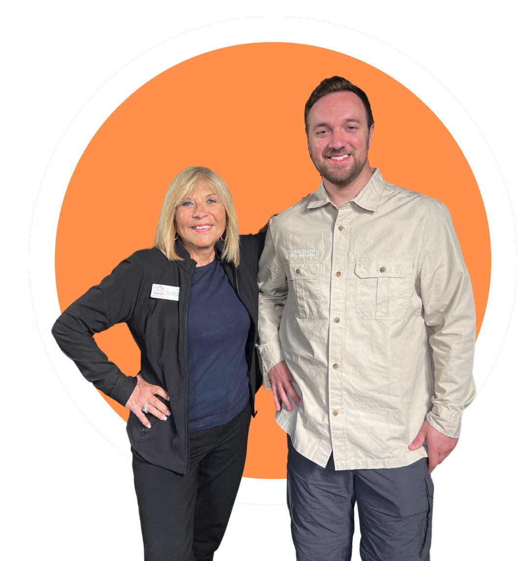 Christopher and Terry of The Odd Couple Roofing Specialists
