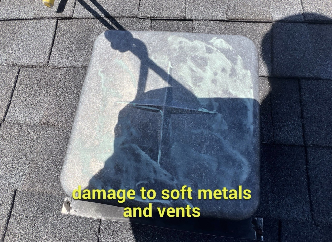 Damage to soft metals and vents