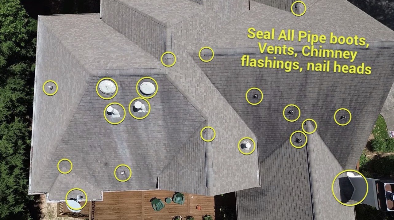 Roof inspection documentation