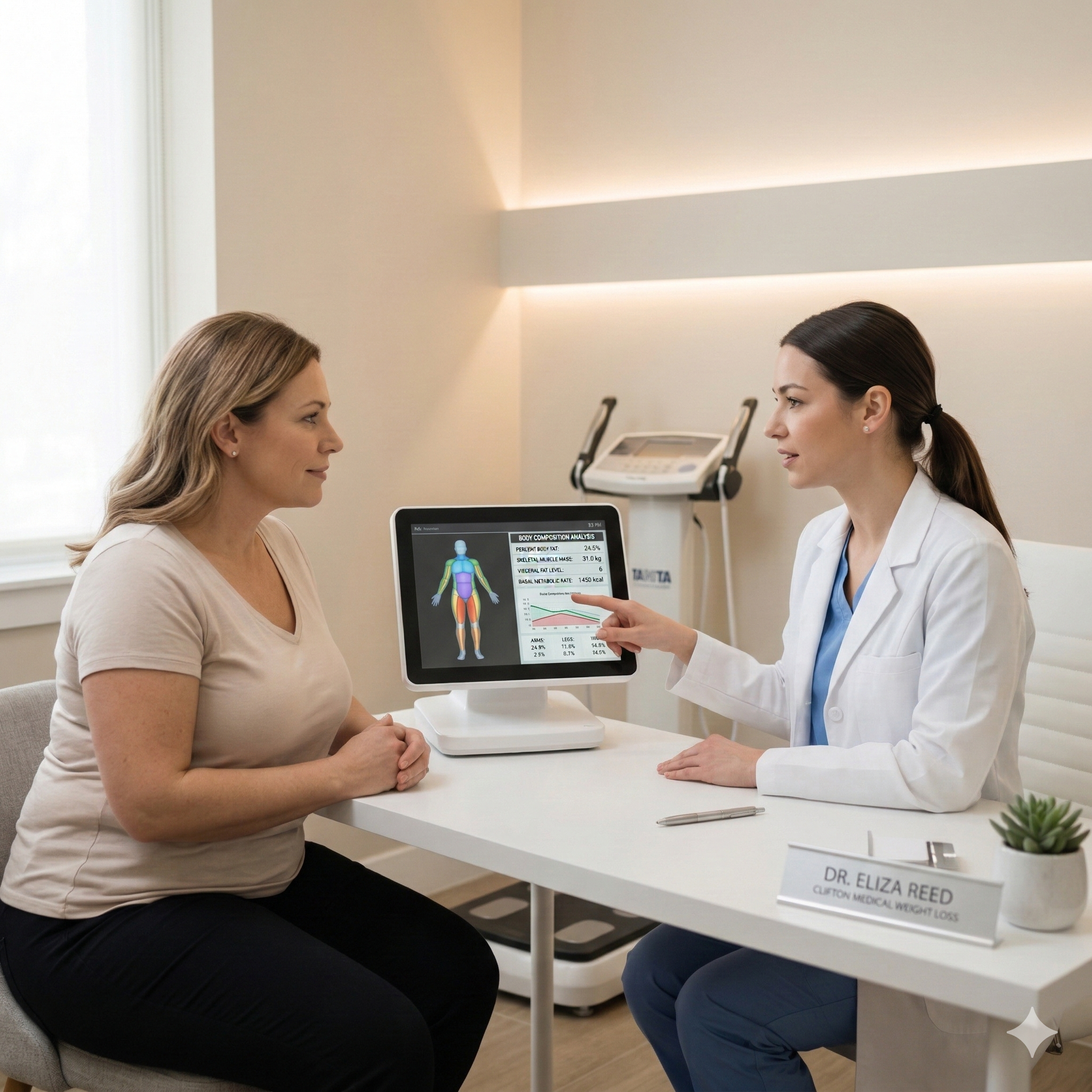 Body composition analysis for medical weight loss program Clifton NJ Body composition analysis for medical weight loss program Clifton NJ