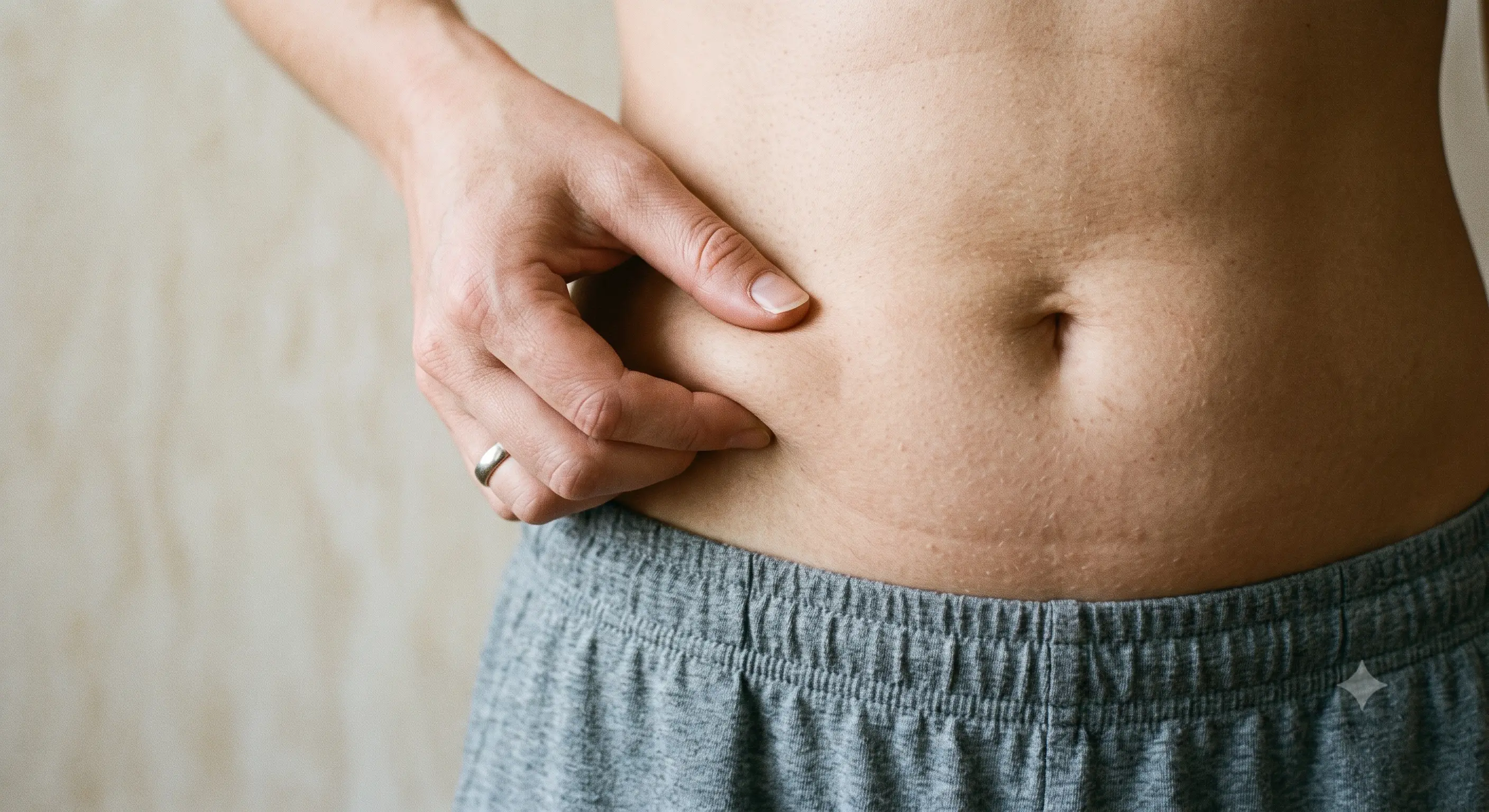 Pinchable stubborn fat that responds well to body sculpting Pinchable stubborn fat that responds well to body sculpting