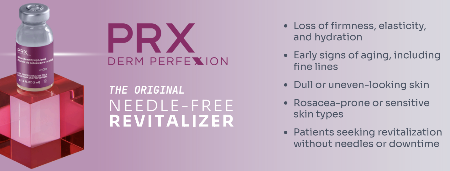 PRX biorevitalization skin treatment at Desert Sands Aesthetics, St. George Utah