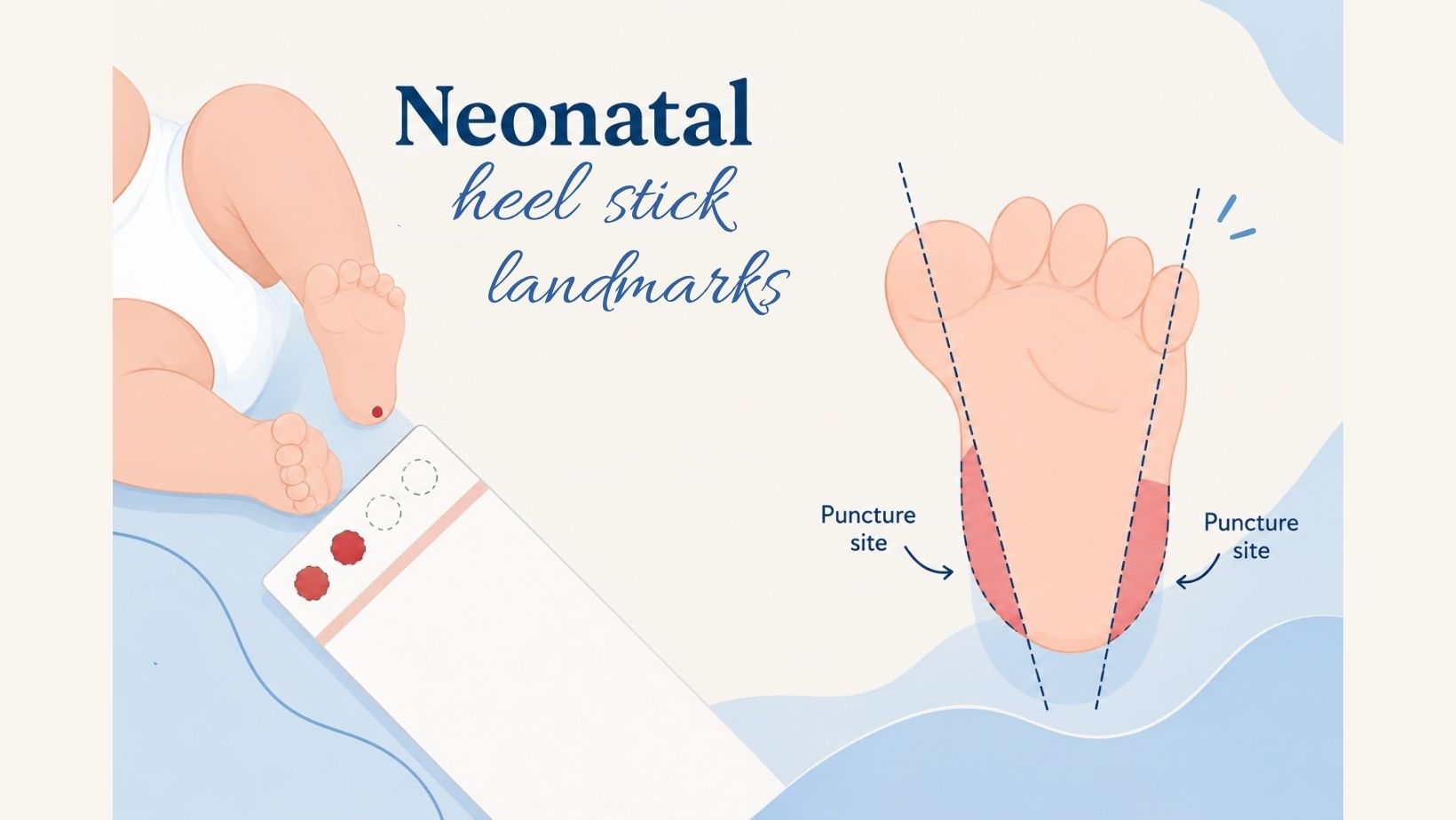 Neonatal Heel Stick landmarks