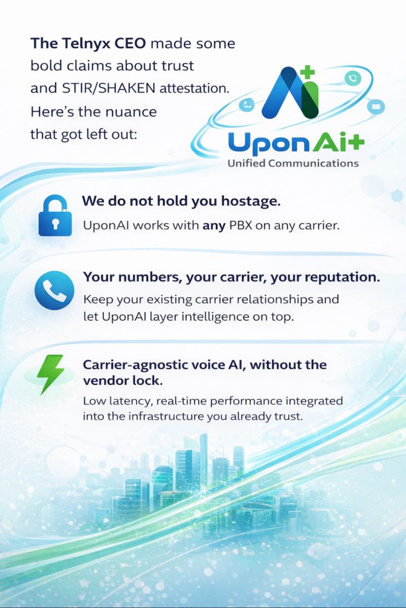 The Telnyx CEO made some bold claims about trust and STIR/SHAKEN attestation. Here's the nuance that got left out.