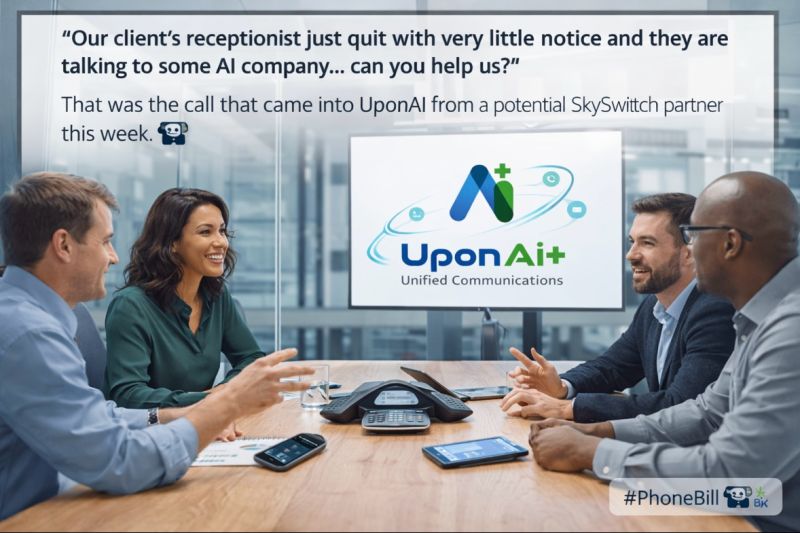 A receptionist quit. The business needed AI voice coverage immediately.